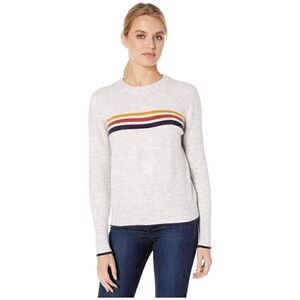 Cupcakes and Cashmere Button Detail Long Sleeve Pullover - Stripes - size small
